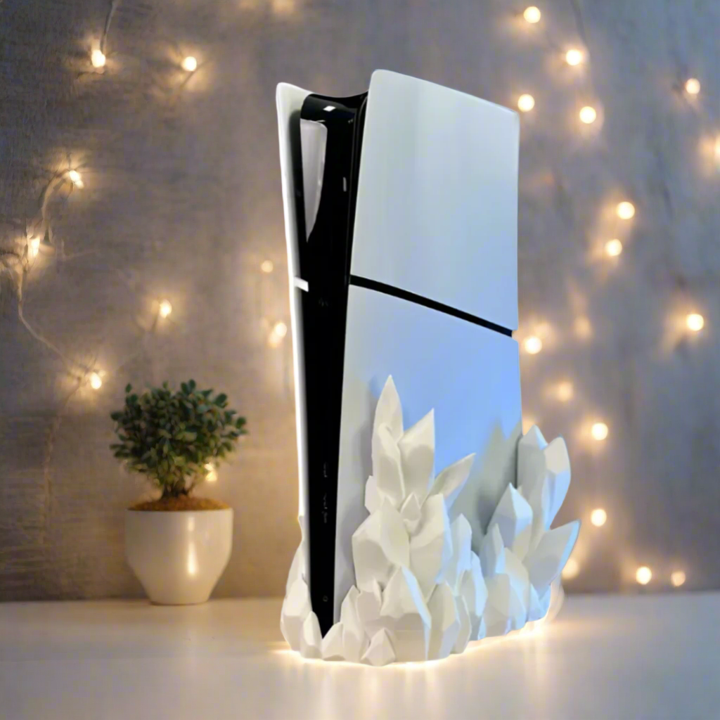 🎮 Crystal Dock for PS5 Slim Digital Edition – Sleek Support, Crystal-Clear Style