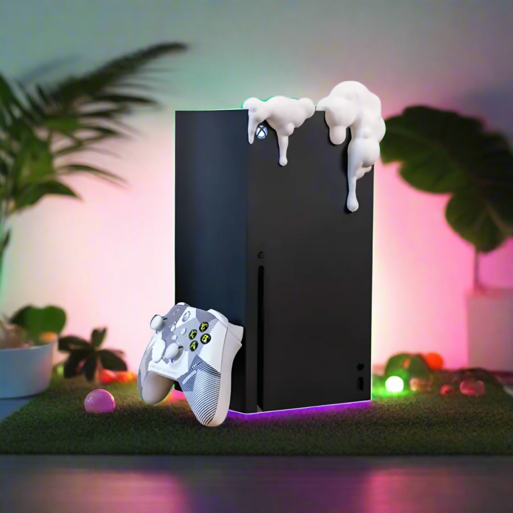 🟢 Gooey Slime Topper – Fun Accessory for Xbx Series X 3D Printed In Multiple Color Options🎮