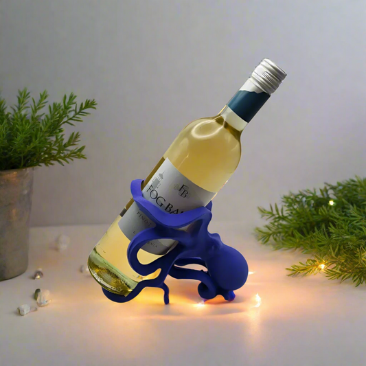 🍷Octopus Wine Bottle Holder – Unique Nautical Decor and Wine Rack for Home or Bar 3D Printed In Multiple Color Options🐙