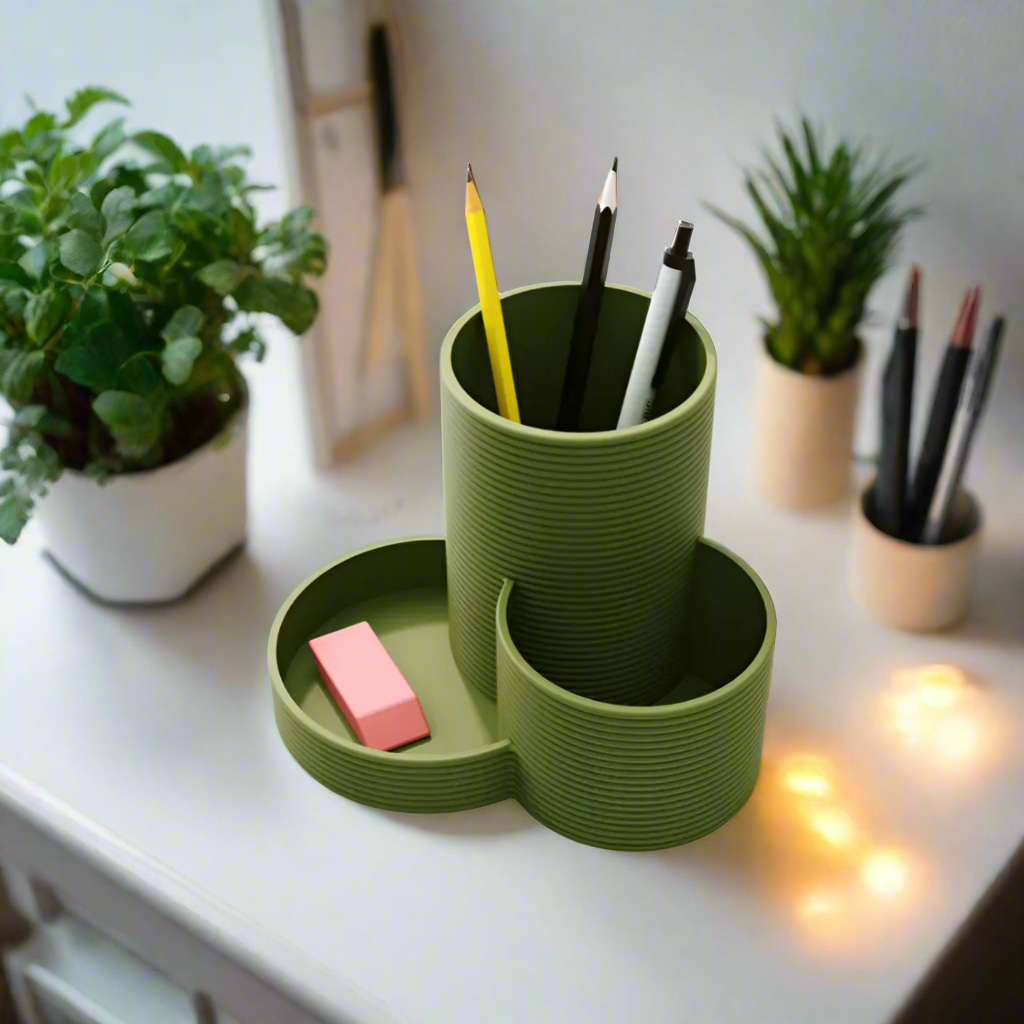 🖇️ Tiered Desk Organizer – Declutter in Style! 3D Printed In Multiple Color Options✨