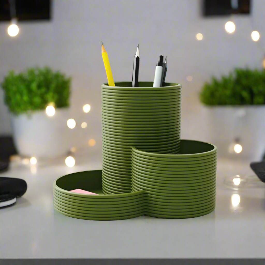 🖇️ Tiered Desk Organizer – Declutter in Style! 3D Printed In Multiple Color Options✨
