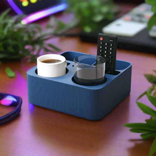 🛋️ Multi-Use Organizer – For Drinks, Remotes, and Supplies! 3D Printed In Multiple Color Options✨