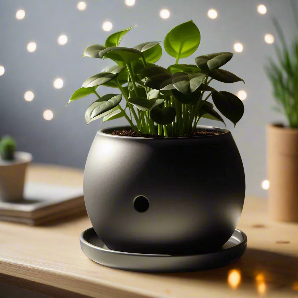 ๐ฟ Self-Watering Round Plant Pot โ Effortless Greenery, Elevated 3D Printed In Multiple Color Options ๐ง