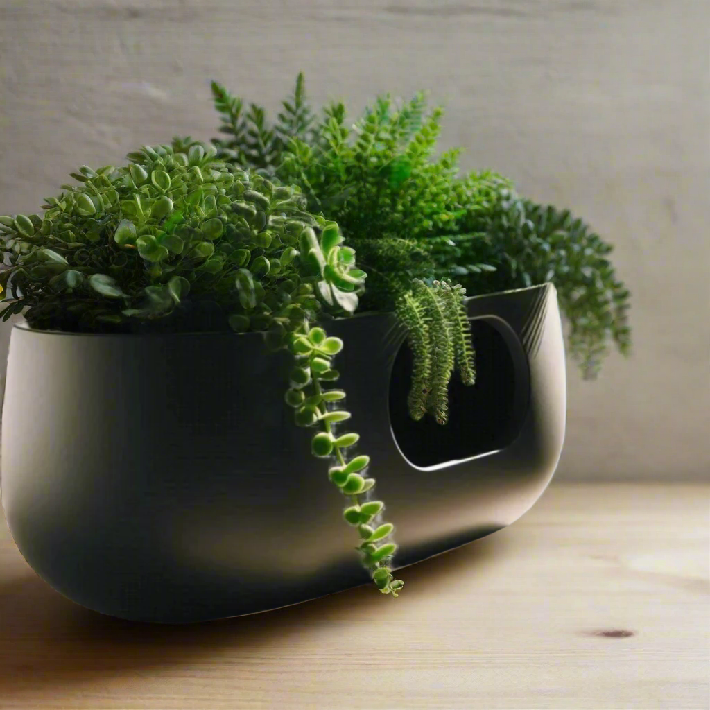 πΏ Self-Watering Geometric Planter β Modern Design for Effortless Indoor Gardening 3D Printed In Multiple Color Options