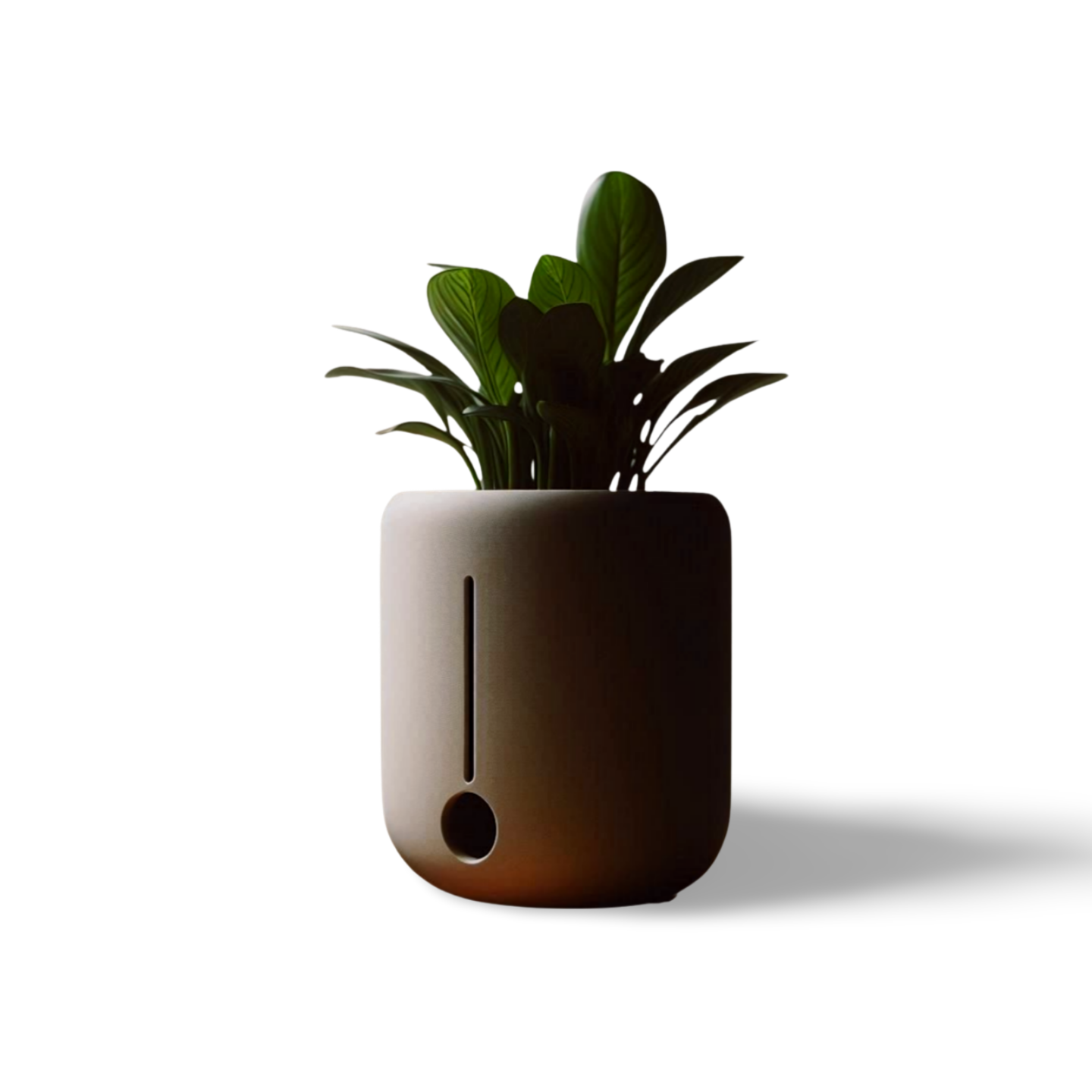 🌱 Minimalist Round Self-Watering Planter – Smart Pot | Effortless Plant Care 3D Printed In Multiple Color Options 💧