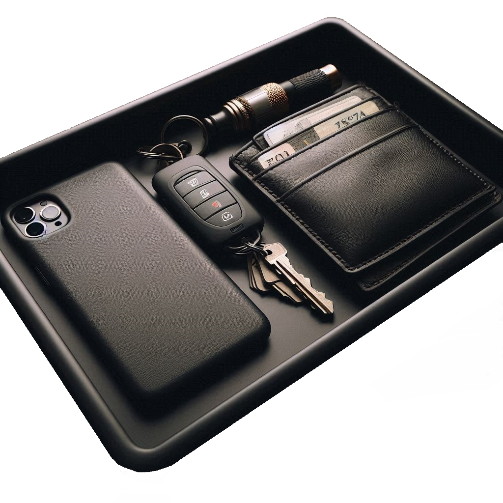 🗝️ Key, Coin & Wallet Tray – Spacious Catch-All Tray for Daily Essentials 3D Printed In Multiple Color Options 🔑