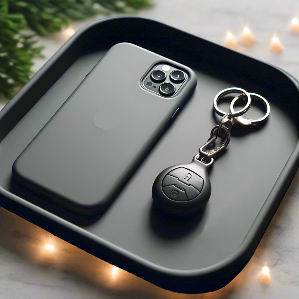 📱 Square Business Key & Phone Tray – Sleek Catch-All for Everyday Essentials 3D Printed In Multiple Color Options 🔑🪙