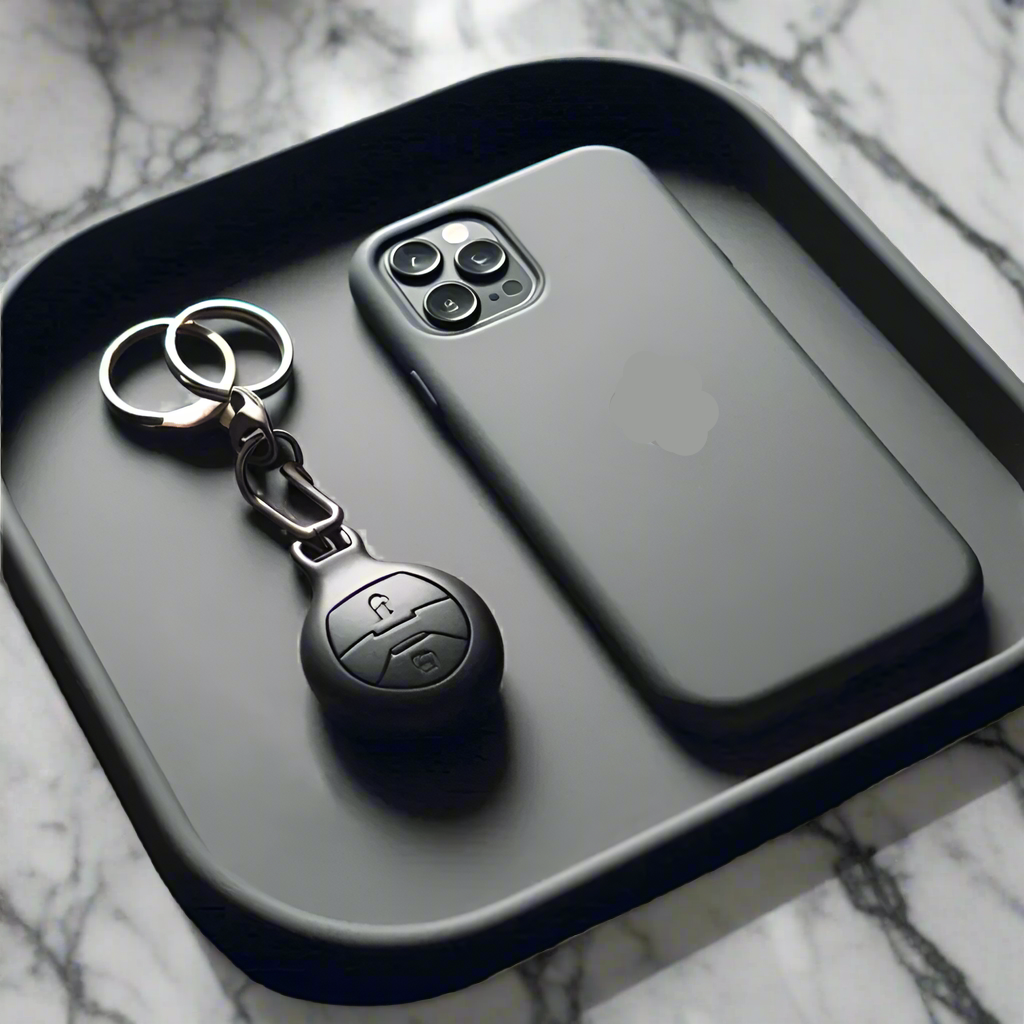 📱 Square Business Key & Phone Tray – Sleek Catch-All for Everyday Essentials 3D Printed In Multiple Color Options 🔑🪙