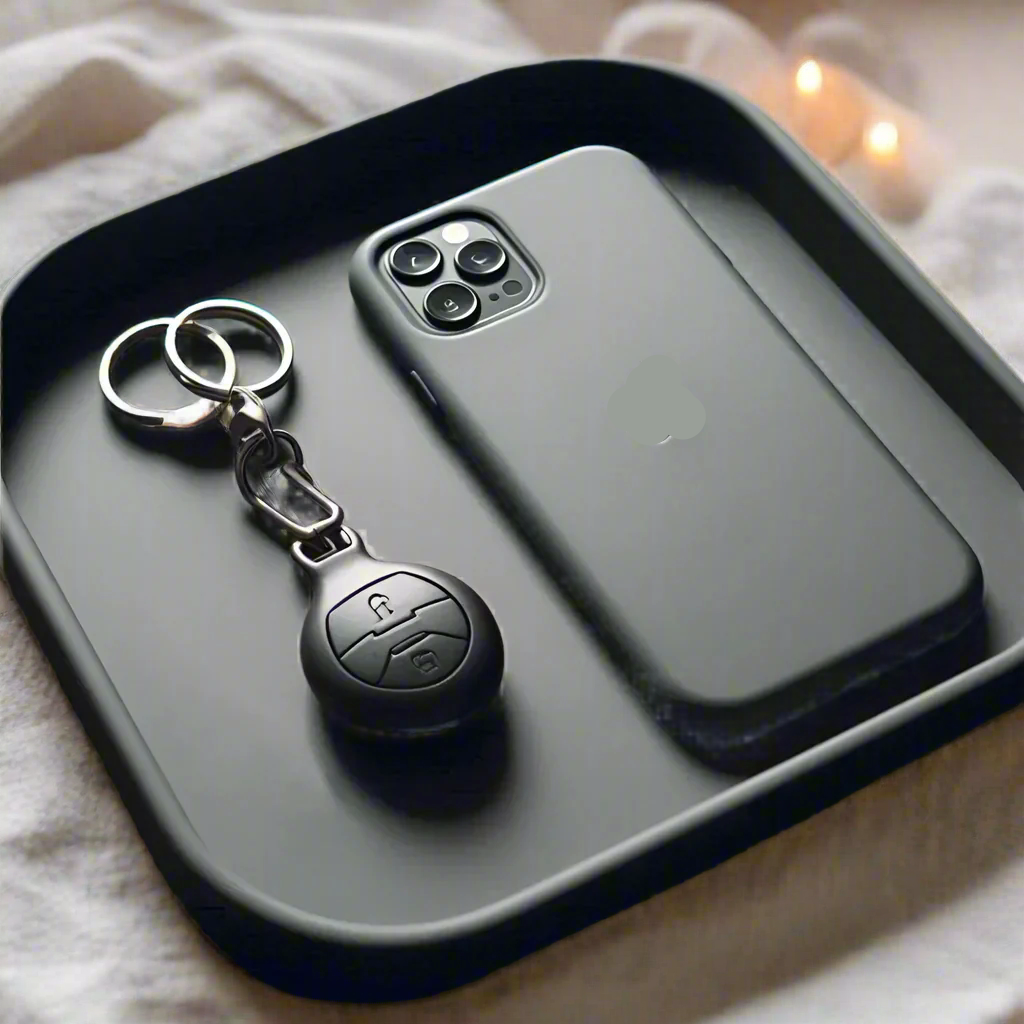 📱 Square Business Key & Phone Tray – Sleek Catch-All for Everyday Essentials 3D Printed In Multiple Color Options 🔑🪙