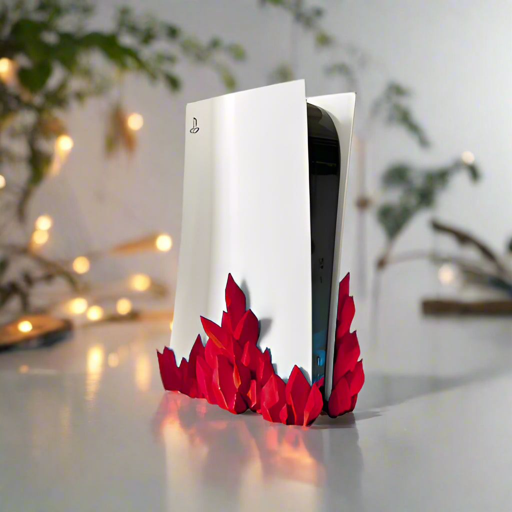 💎Crystal PS5 Dock – Sleek & Functional Gaming Accessory 3D Printed In Multiple Color Options🎮