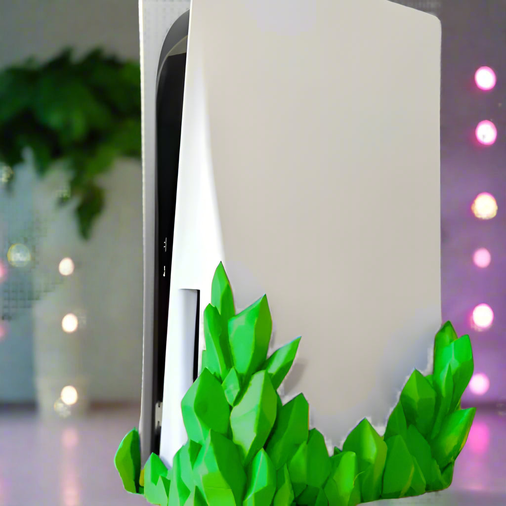 💎Crystal PS5 Dock – Sleek & Functional Gaming Accessory 3D Printed In Multiple Color Options🎮