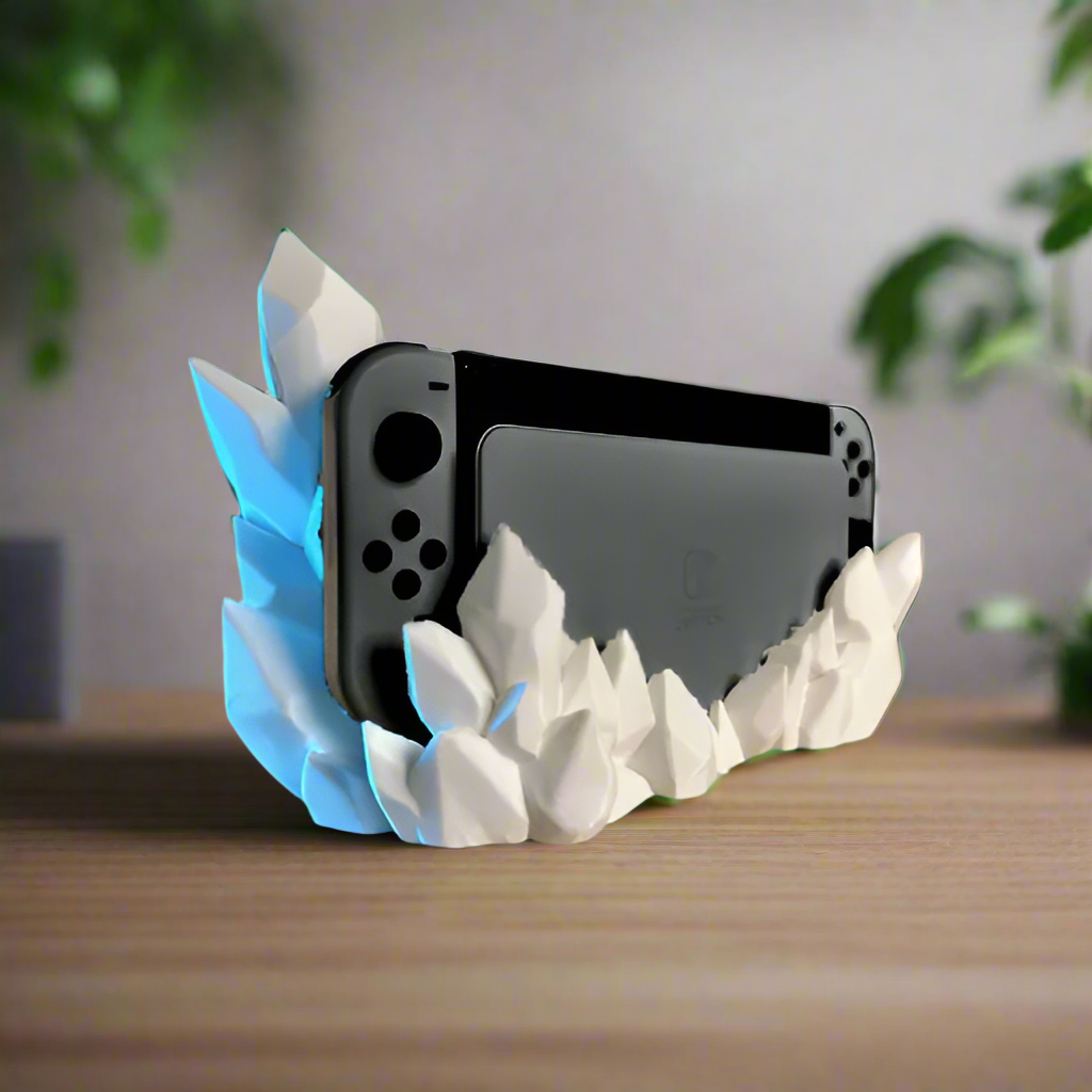 💎 Crystal Dock – Magical Stand for Switch Original 3D Printed In Multiple Color Options🎮