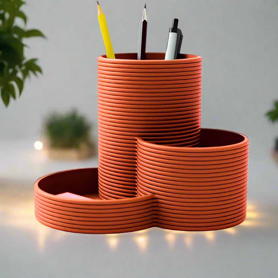 🖇️ Tiered Desk Organizer – Declutter in Style! 3D Printed In Multiple Color Options✨