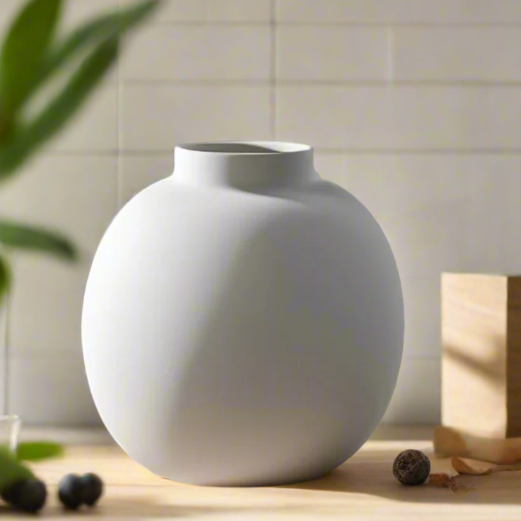 πΈ Sleek Modern Round Vase β Minimalist Elegance for Every Space3D Printed In Multiple Color Options