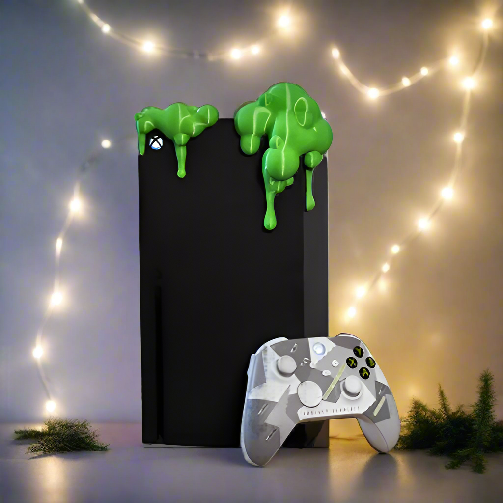 🟢 Gooey Slime Topper – Fun Accessory for Xbx Series X 3D Printed In Multiple Color Options🎮