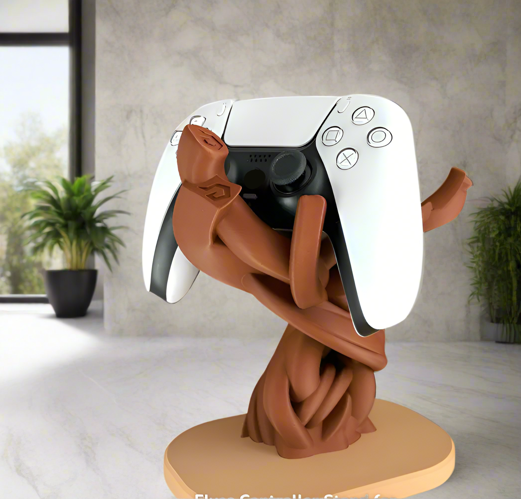 🌳 Elf Tree Gaming Stand Universal – Enchanting Holder for Xbx, PS & More 3D Printed In Multiple Color Options🎮