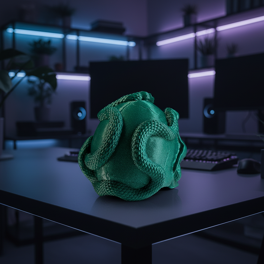 š Venomous Vibes Skull Headphone Stand | Gothic Desk Decor | 3D Printed In Multiple Color Options