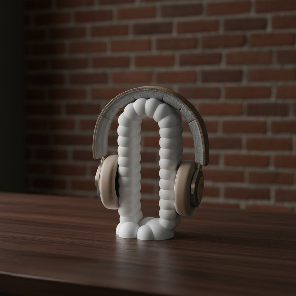 āļø Cloud Headphone Stand: Aesthetic Desk Organizer | 3D Printed In Multiple Color Options