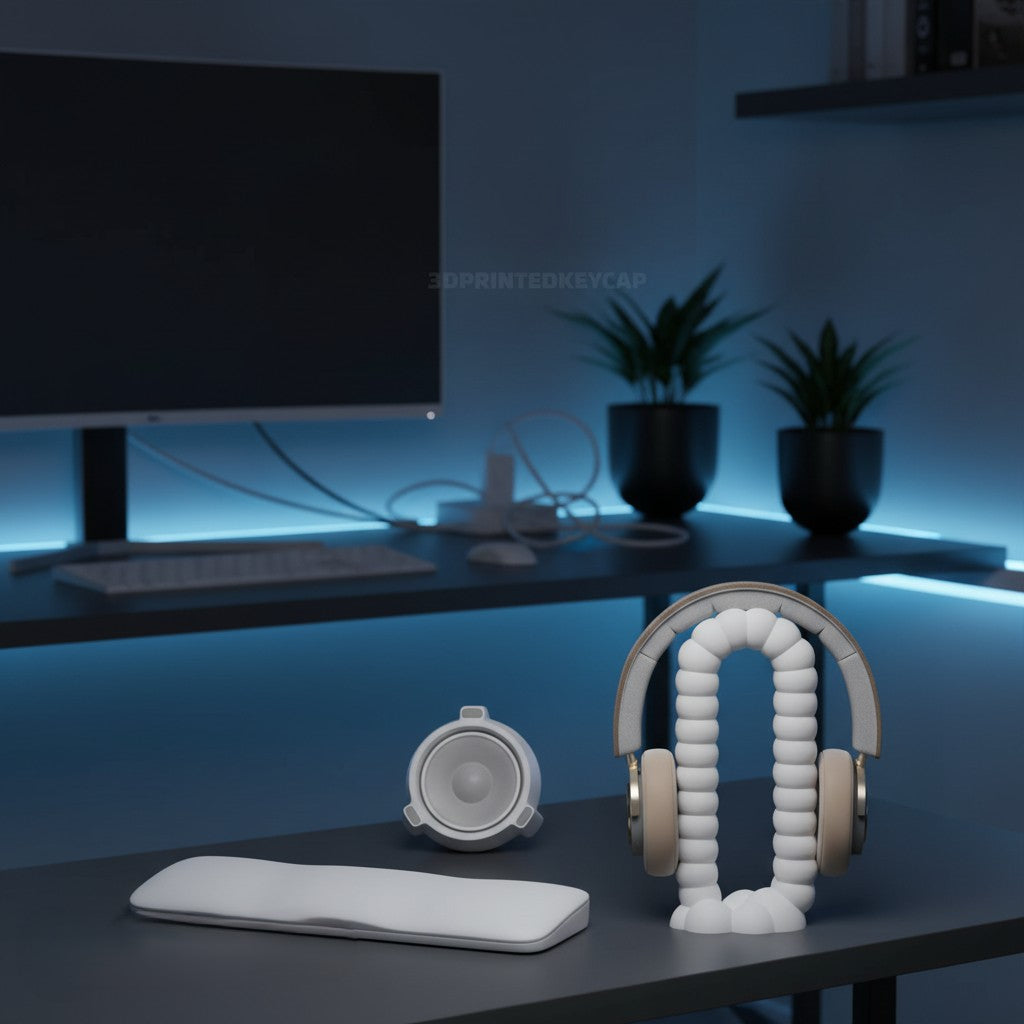 āļø Cloud Headphone Stand: Aesthetic Desk Organizer | 3D Printed In Multiple Color Options