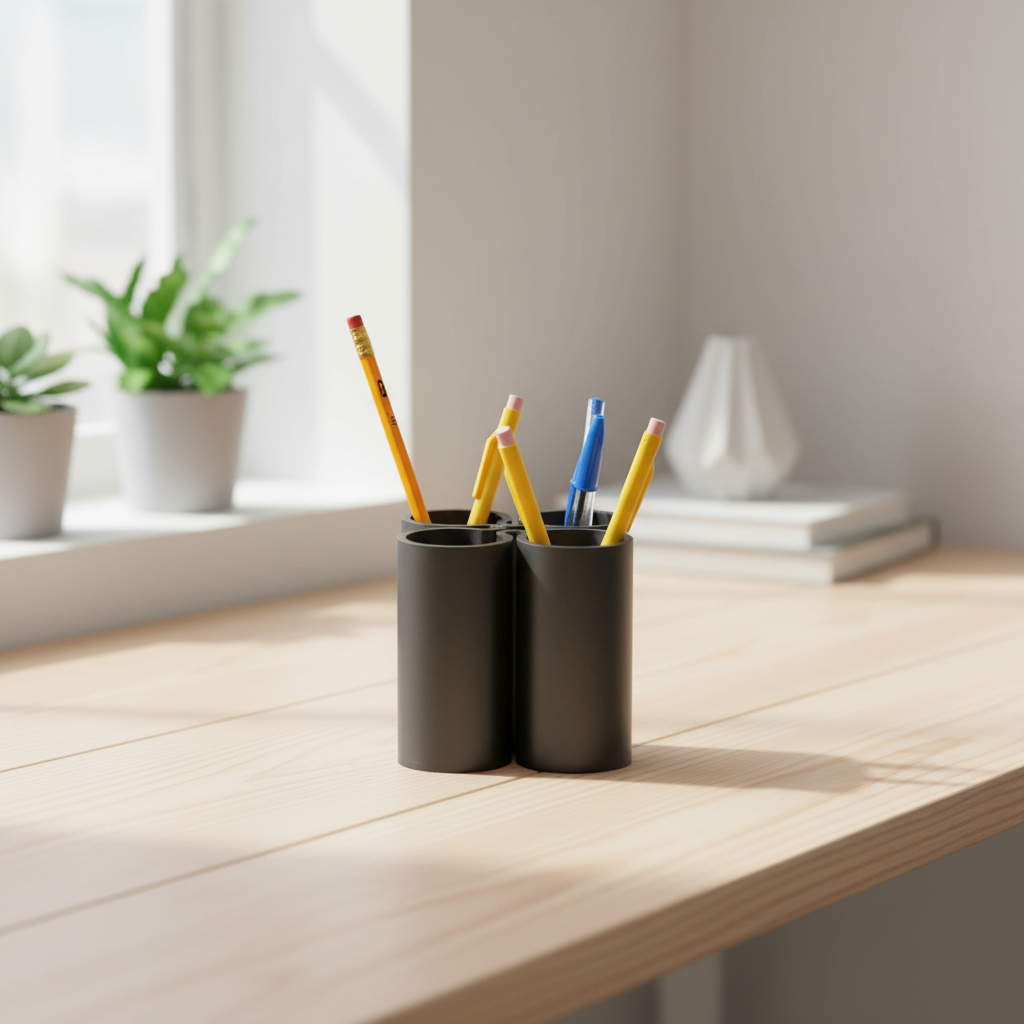 ⨠Quartet Sustainable Desk Organizer ā Elevate Your Space! | 3D Printed In Multiple Color Options