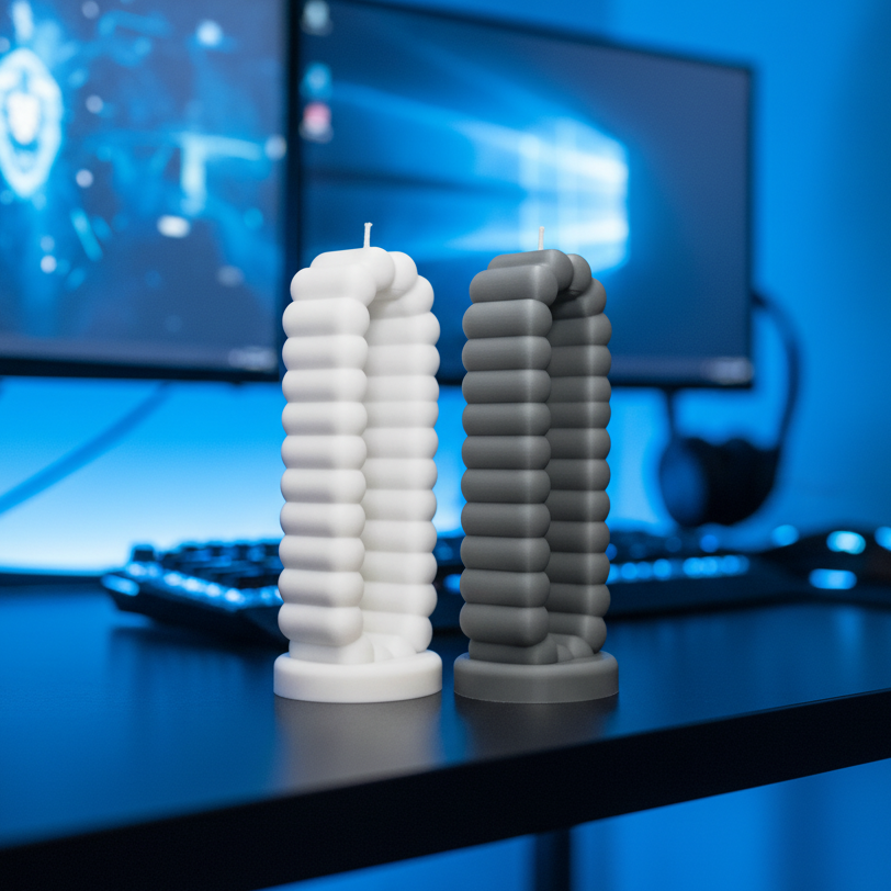 ☁️ Bubble Cloud Headphone Stand: Desk Zen & Style! | 3D Printed In Multiple Color Options