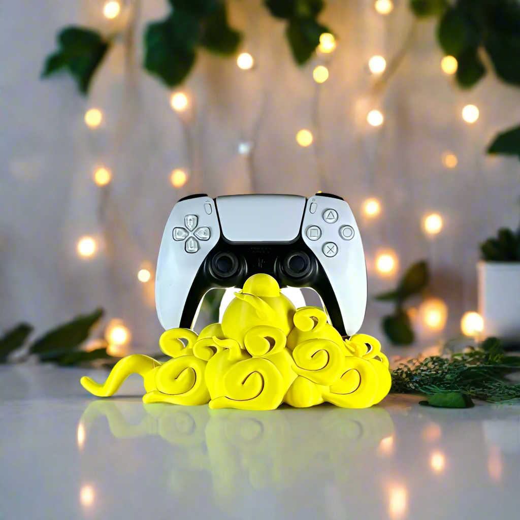 ☁️ Flying Nimbus Universal Controller Stand – For Xbx, PS, & More D Printed In Multiple Color Options🎮