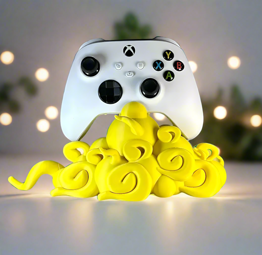 ☁️ Flying Nimbus Universal Controller Stand – For Xbx, PS, & More D Printed In Multiple Color Options🎮