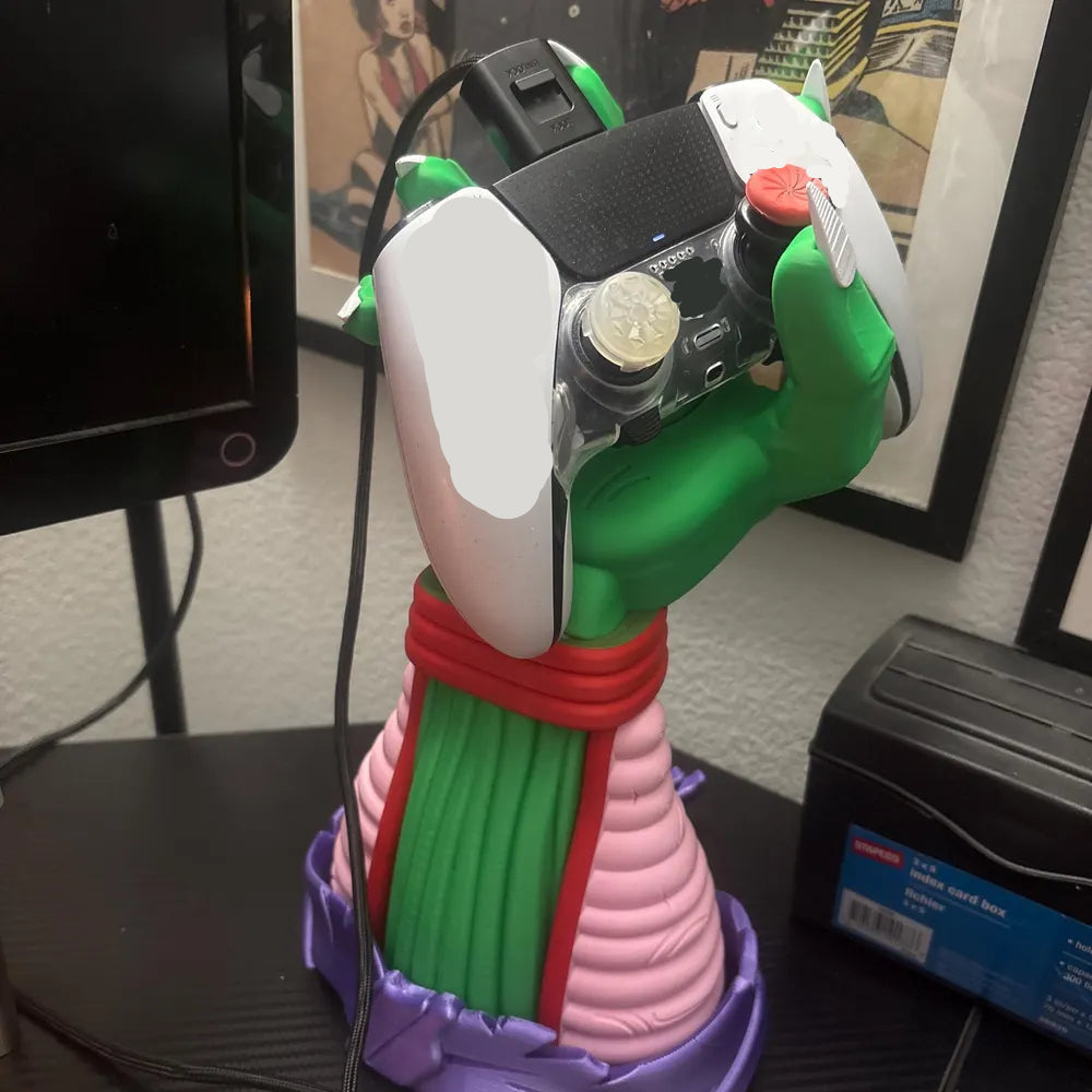 💥 Hero Dad-Inspired Controller Stand – Anime-Style Gaming Display Printed In Multiple Color Options🎮