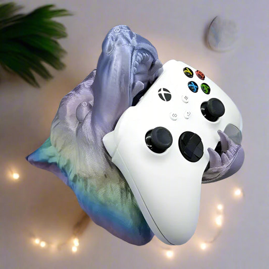 WOLF HEAD CONTROLLER HOLDER – Wall Mount Edition Gaming Shrine | 3D Printed In Multiple Color Options🎮🎧