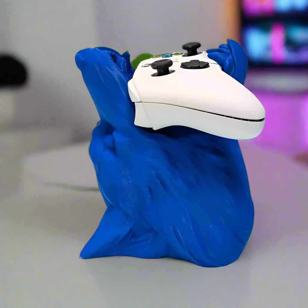 WOLF HEAD CONTROLLER HOLDER – Wall Mount Edition Gaming Shrine | 3D Printed In Multiple Color Options🎮🎧