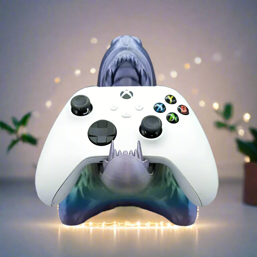 WOLF HEAD CONTROLLER HOLDER – Wall Mount Edition Gaming Shrine | 3D Printed In Multiple Color Options🎮🎧