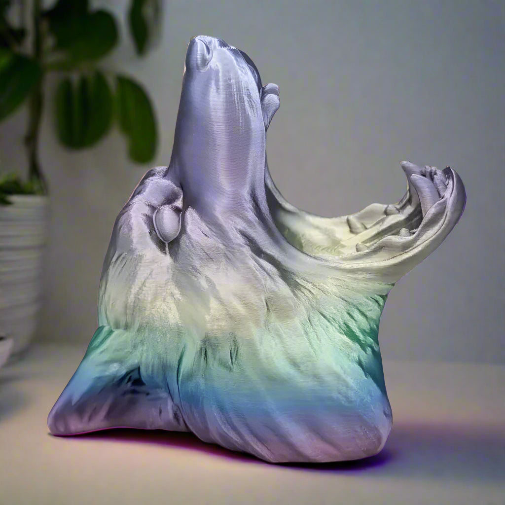 WOLF HEAD CONTROLLER HOLDER – Wall Mount Edition Gaming Shrine | 3D Printed In Multiple Color Options🎮🎧