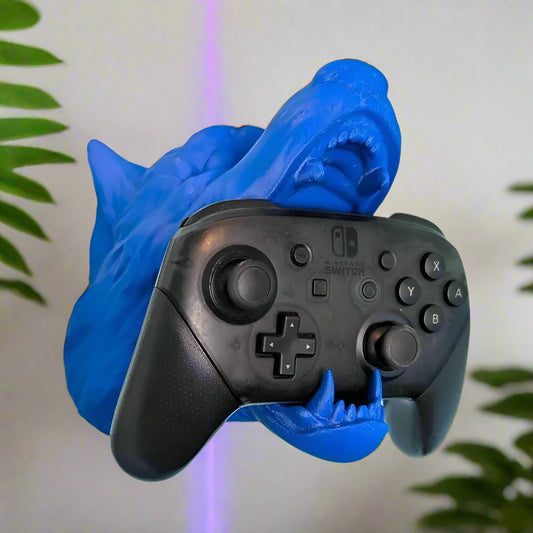 🐺 WOLF HEAD CONTROLLER HOLDER – Wall Mount Edition | Gaming Shrine 3D Printed In Multiple Color Options🎮🎧