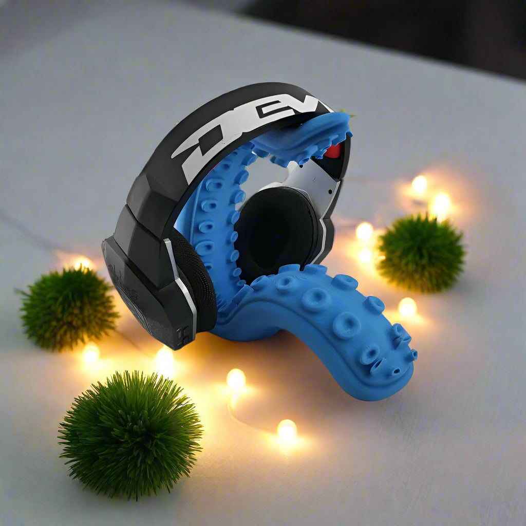 🐙 Tentacle Headphone Stand – 3D-Printed Oceanic Organizer 3D Printed In Multiple Color Options 🎧🌊