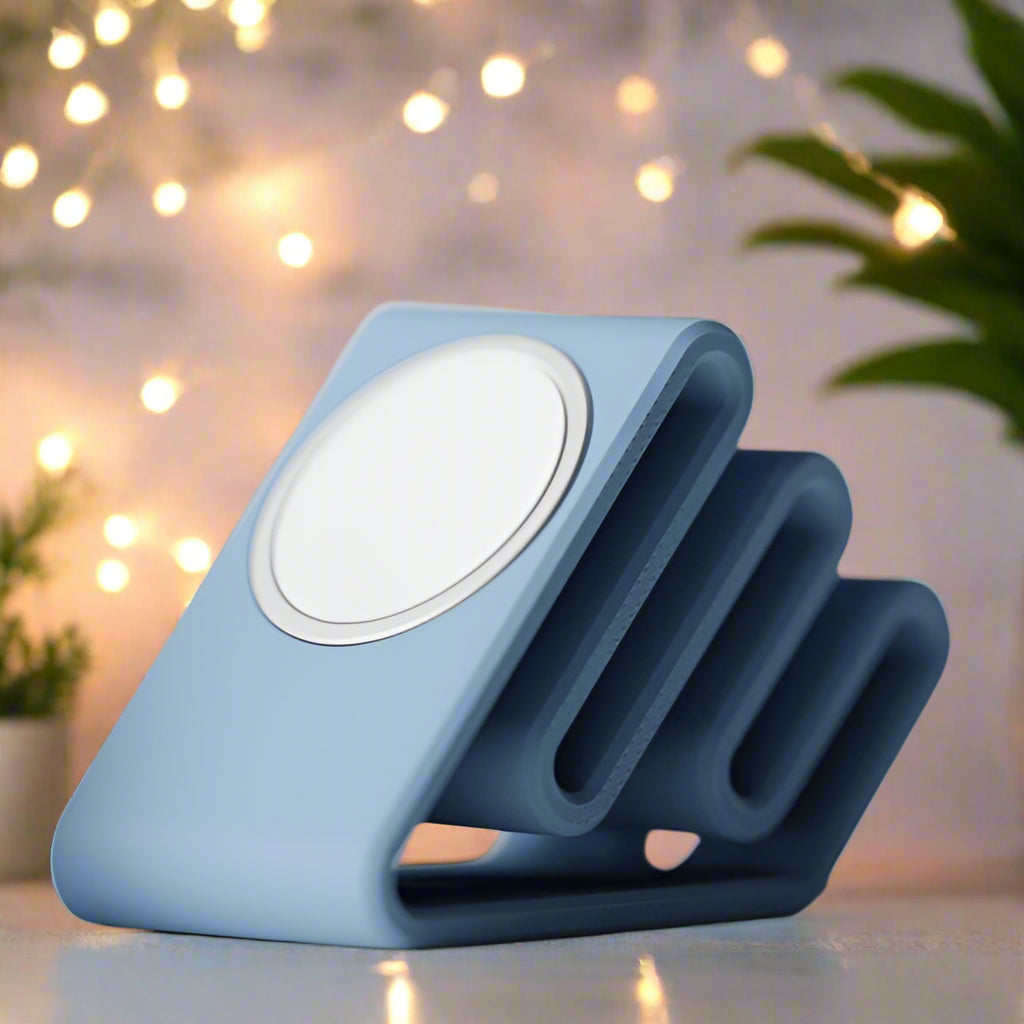 🐍 Serpentine Mag Safe Charger Stand – Fun Meets Function for Your Desk or Nightstand 3D Printed In Multiple Color Options