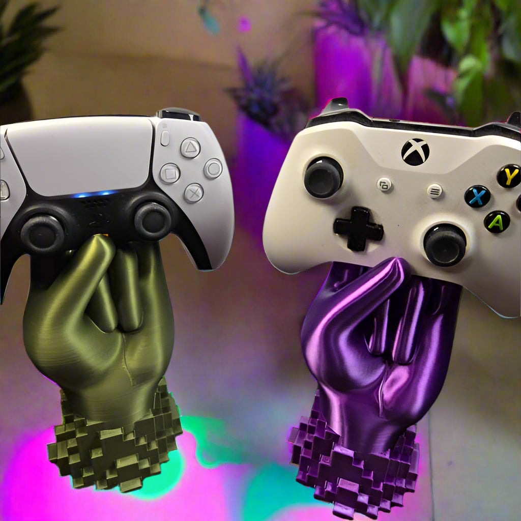 🎮 Controller Stand MK.I – Stylish Holder for PS5, Xbx, & Switch Pro & Others 3D Printed In Multiple Color Options 🎮