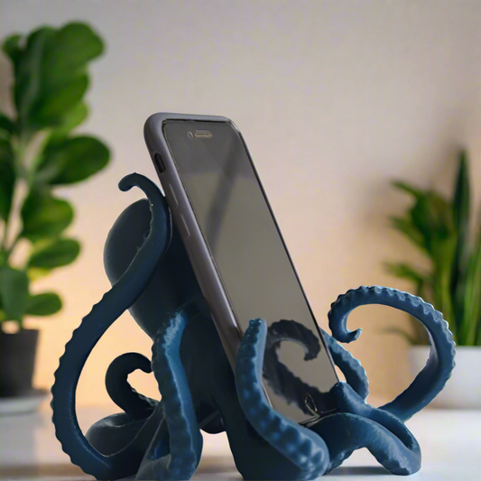 ππ± Octopus Smartphone Stand β Unique, Tentacle-Inspired Tech Holder 3D Printed In Multiple Color Optionsπ