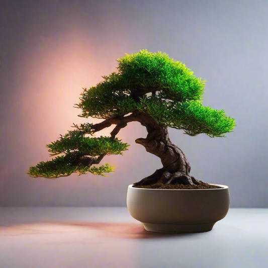 🌿 Curved Bonsai Pot – Modern Miniature Garden Planter for Bonsai Trees 3D Printed In Multiple Color Options🪴