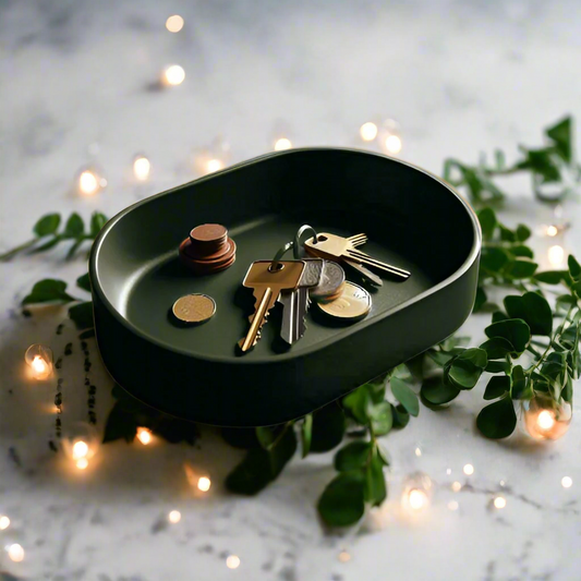 🗝️ Minimalist Catch-All Tray – Sleek Organizer for Everyday Essentials 3D Printed In Multiple Color Options 🔑