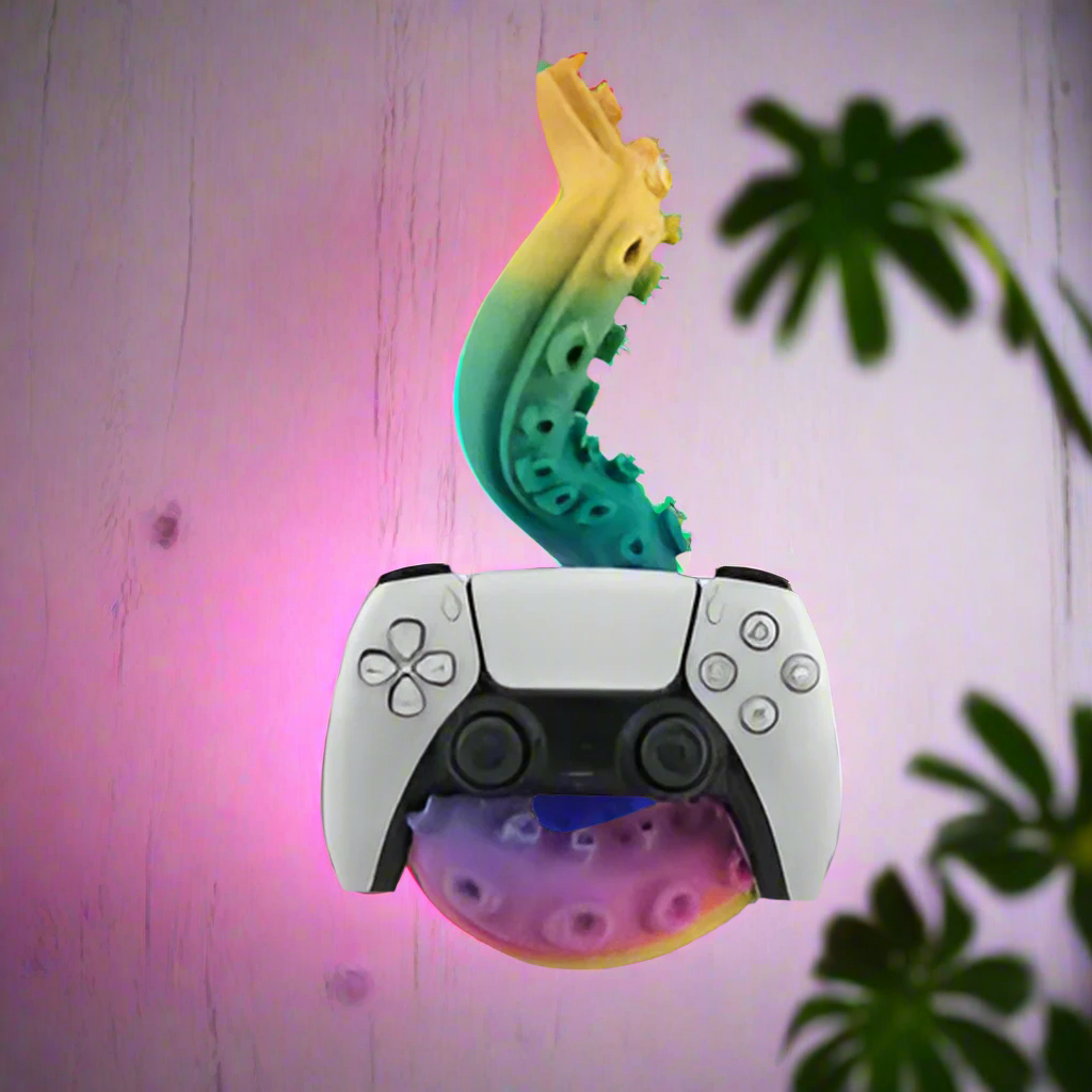 🎧 Universal Tentacle Headphone & Controller Holder 3D Printed In Multiple Color Options