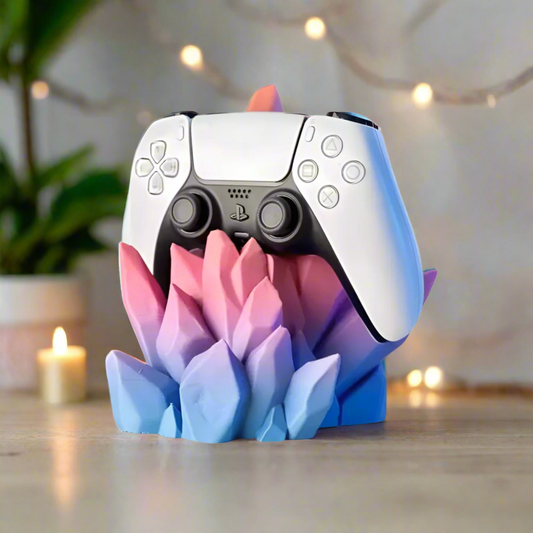 🌊 Modern Wave Controller Stand – Sleek & Functional Organizer 3D Printed In Multiple Color Options🎮