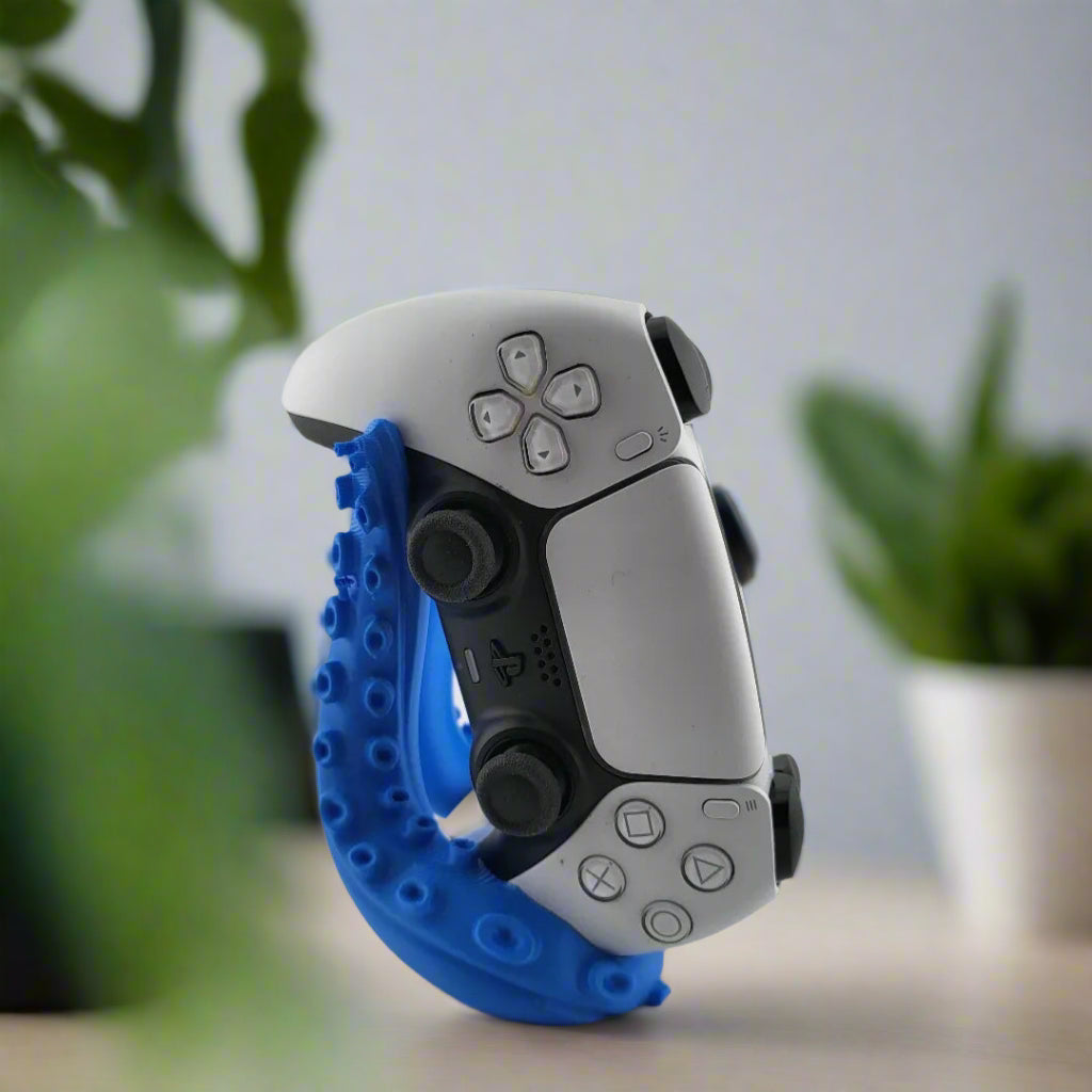 🐙 PS5 Double Controller Vertical Tentacle Stand – Bold & Functional Display  3D Printed In Multiple Color Options🎮