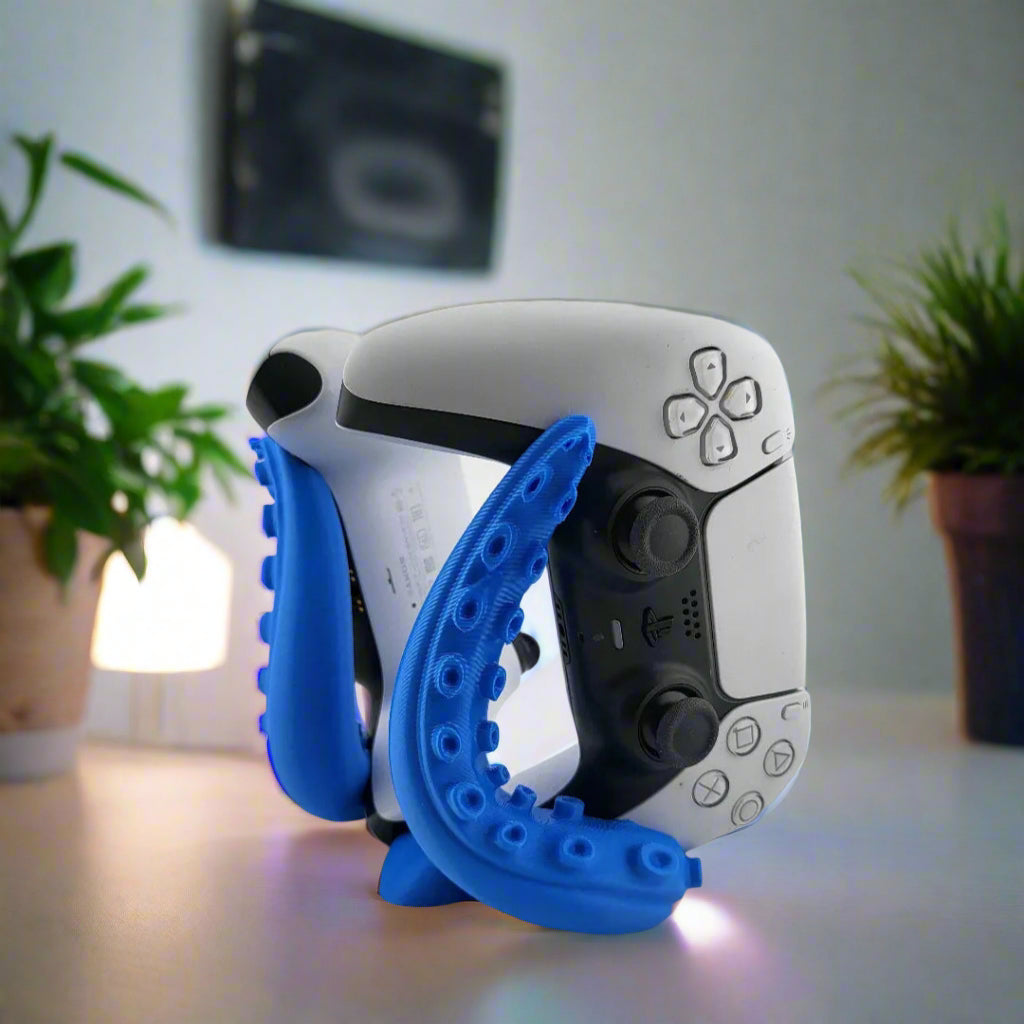 🐙 PS5 Double Controller Vertical Tentacle Stand – Bold & Functional Display  3D Printed In Multiple Color Options🎮