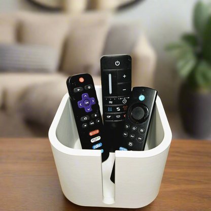 Modern Large Multiple Remote Control Holder, Home Decor | 56 Color Options | 3D Printed