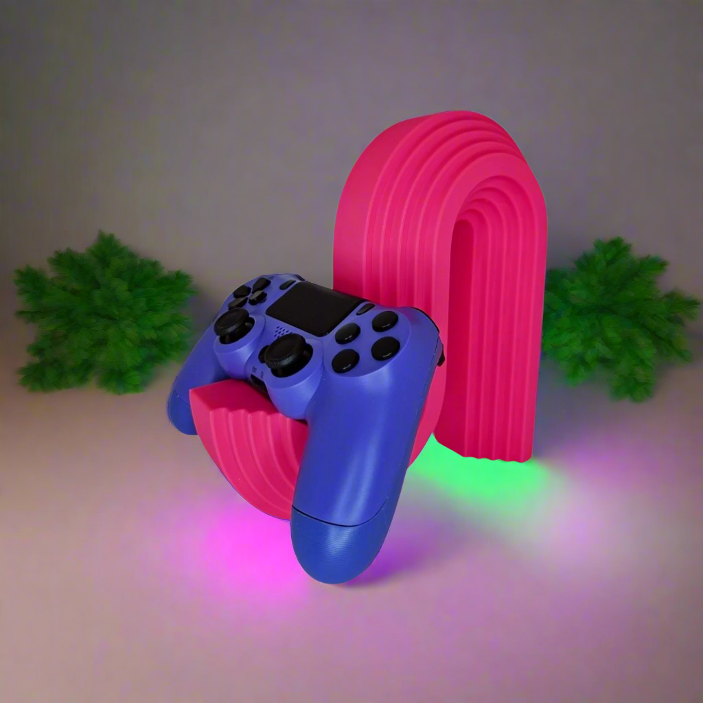 🌊 Modern Wave Controller Stand – Sleek & Versatile Holder 🎮 | 50+ Colors | 3D Printed