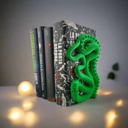 🐙 Tentacle Bookend – A Unique Touch for Your Bookshelf | Customizable | 50+ Colors | 3D Printed