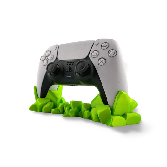 💎 Kryptonite-Gem PS5 Controller Stand – Radiant Gaming Accessory 🎮 | 50+ Colors | 3D Printed