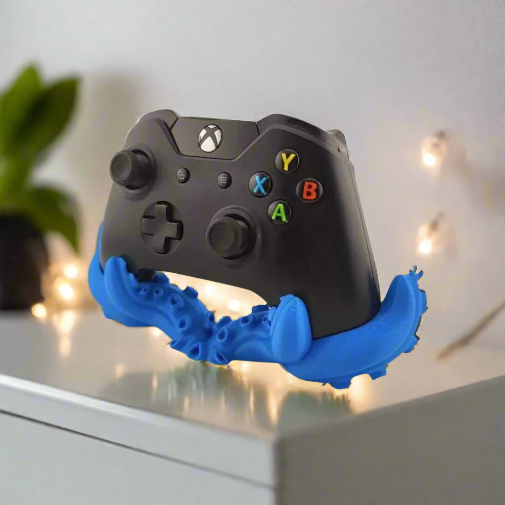 🐙 Horizontal Octopus Tentacle Xbx Controller Stand – Unique Gaming Display | Customizable | 50+ Colors | 3D Printed