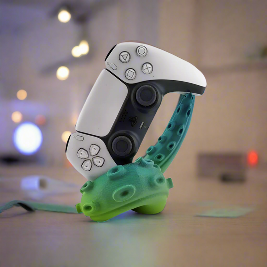 🐙 PS5 Controller Stand – Tentacle Vertical Joystick Holder 3D Printed In Multiple Color Options🎮