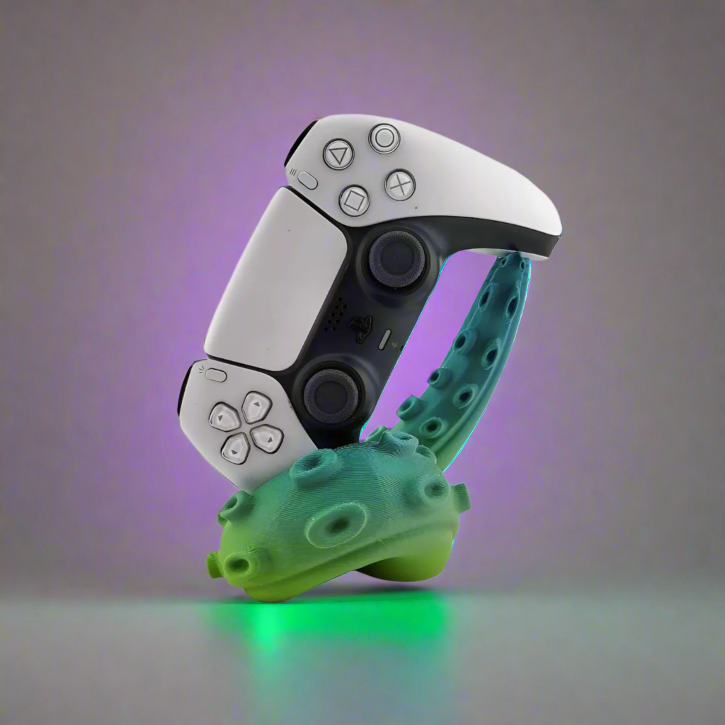 🐙 PS5 Controller Stand – Tentacle Vertical Joystick Holder 3D Printed In Multiple Color Options🎮